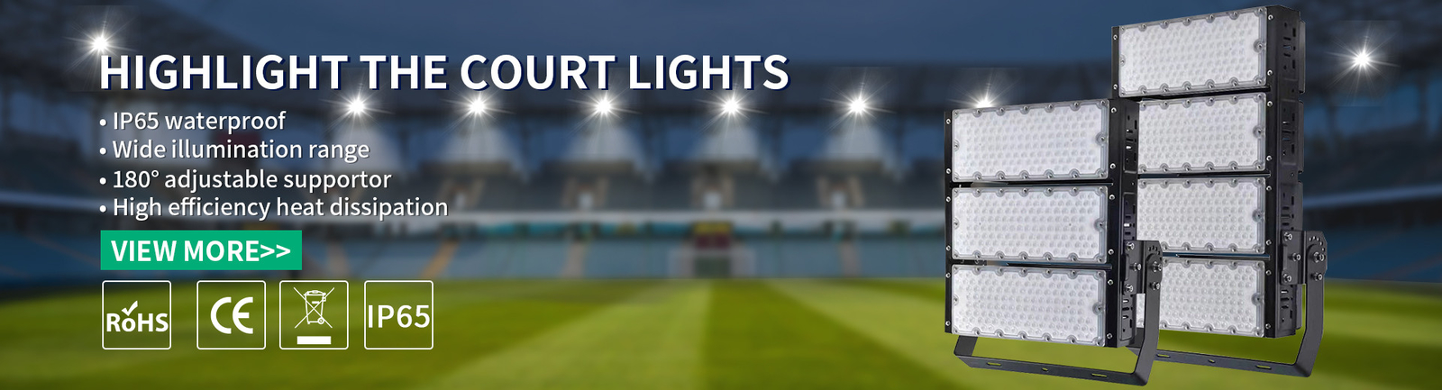 luces llevadas del estadio