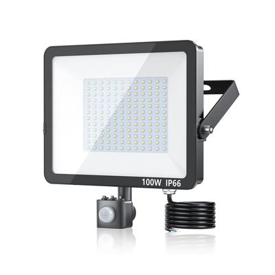 luz de la seguridad de 10000lm 100W LED con PIR Motion Sensor Black Grey