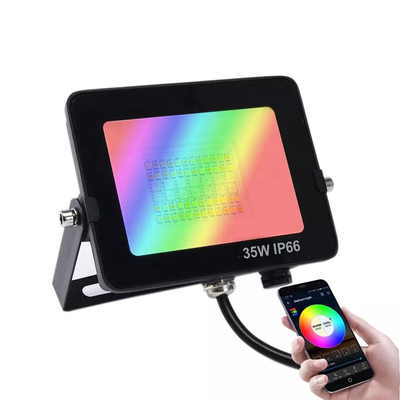 App Controlled RGBCW Outdoor Waterproof LED Flood Lights 35W